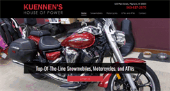 Desktop Screenshot of kuennenshouseofpower.com